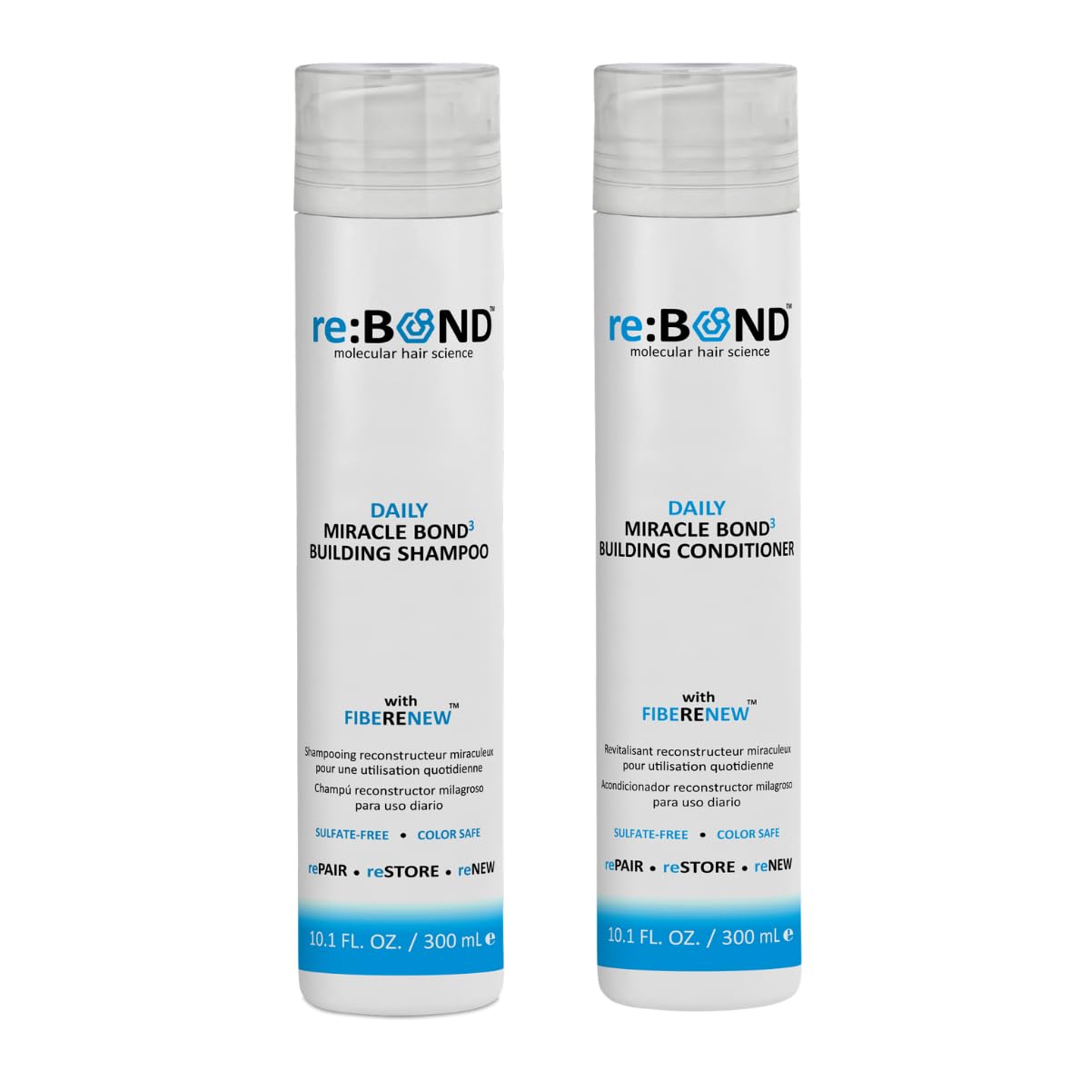 Daily Miracle Bond³ Building Shampoo and Conditioner 10.1 oz Duo