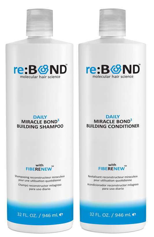 Daily Miracle Bond³ Building Shampoo and Conditioner 32 oz Duo
