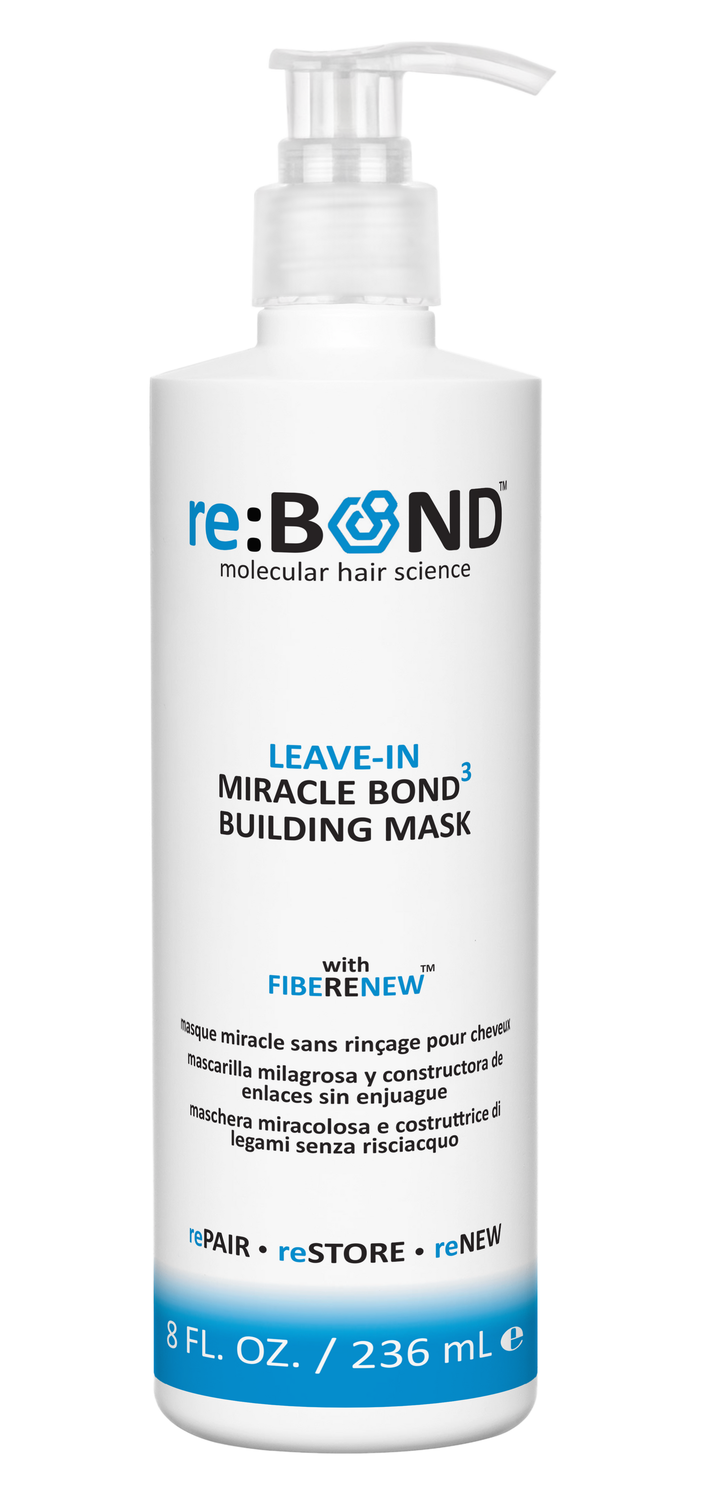 Leave-in Miracle Bond³ Building Mask PRO SIZE 8 ounce