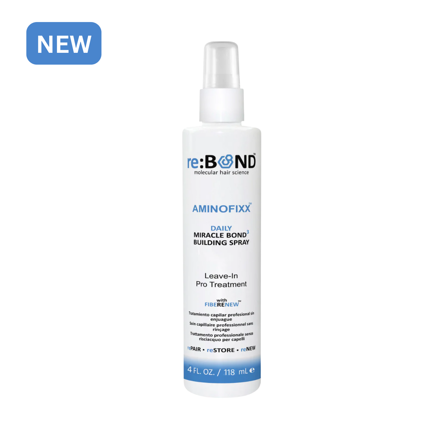 AMINOFIXX DAILY Miracle Bond3 Building Spray Leave-in Pro Treatment 4 oz.